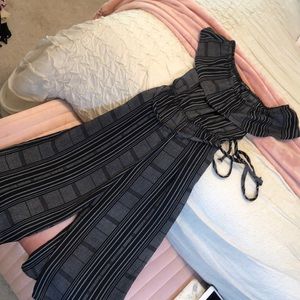 Striped jumpsuit